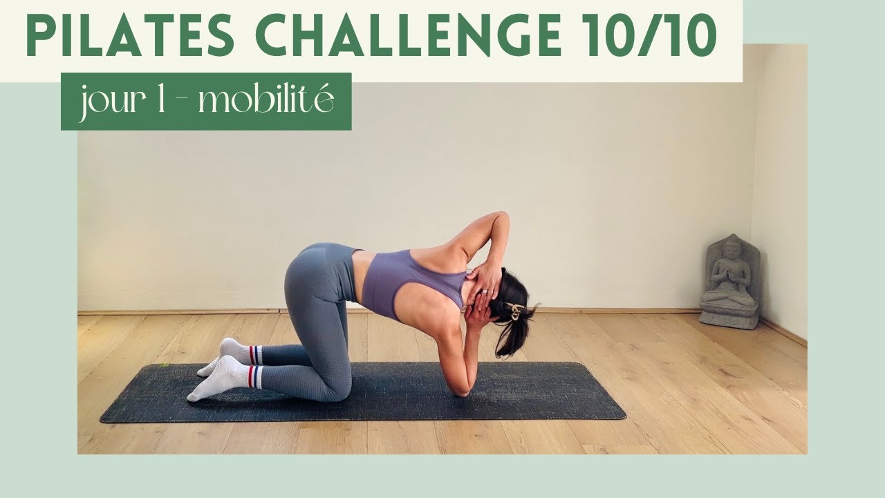 10 minutes de Pilates pour la mobilité | débutant | CHALLENGE 10/10 | Jour 1