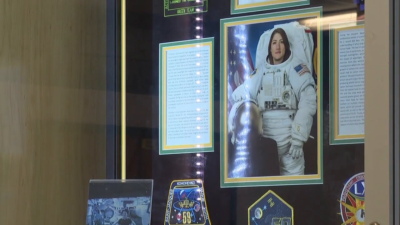 Teacher, coach of Christina Koch, speaks about her former student's space exploration