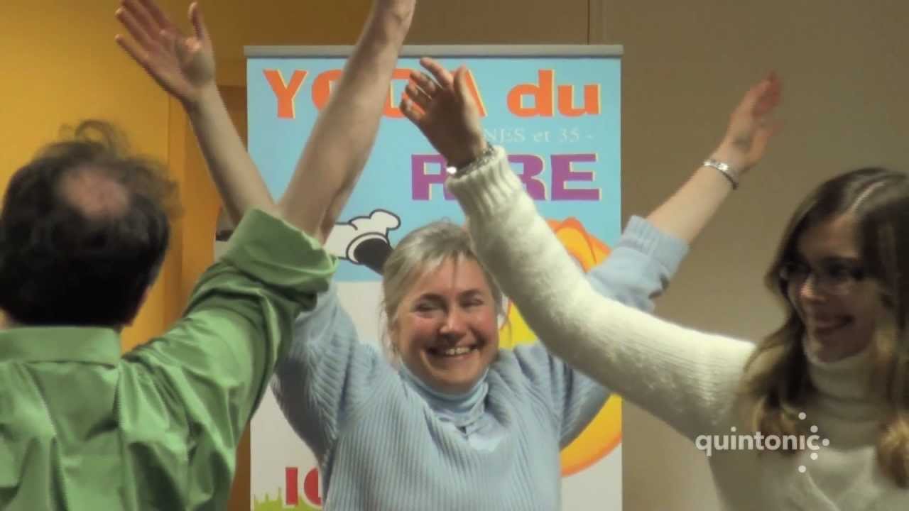 Une séance de yoga... du rire avec Quintonic 😂 #yoga #rire