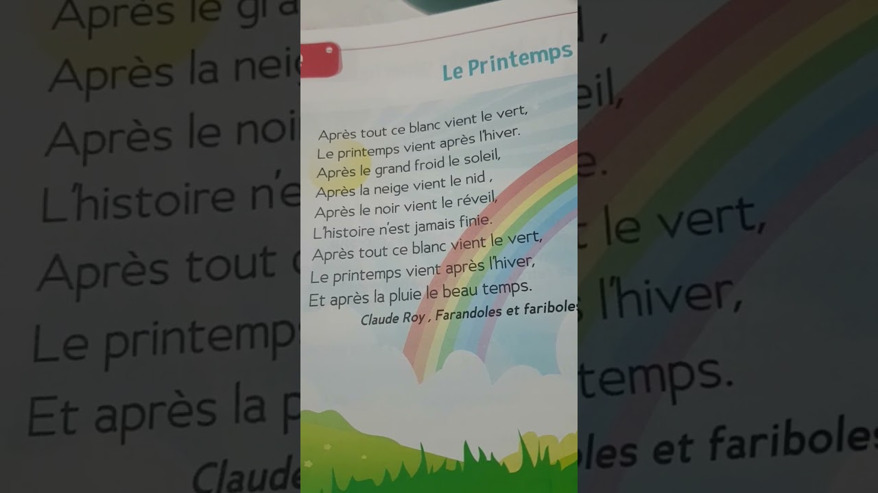 Poème. Le Printemps. Claude Roy