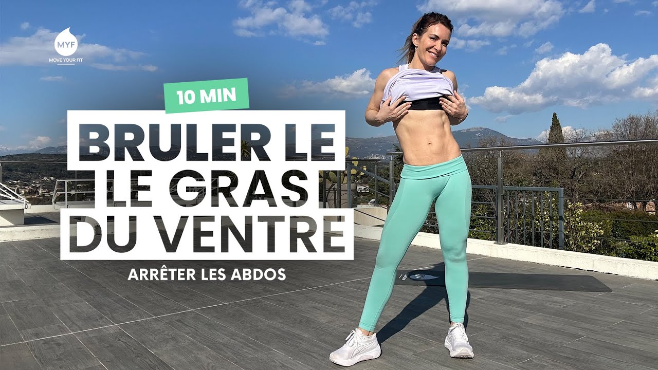 🔥 10 min  - Brûler le GRAS DU VENTRE vite ! - Arrêtez les abdos - Jessica Mellet - Move Your Fit