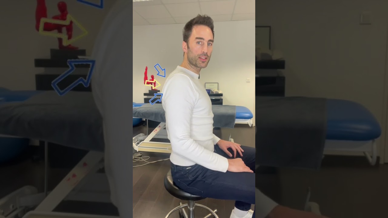 Douleur de Coccyx? Fais cet exercice! #douleur #dos #santé #prevention