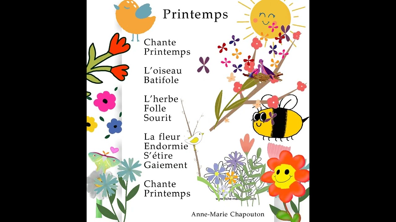 Printemps | poésie | Anne-Marie Chapouton