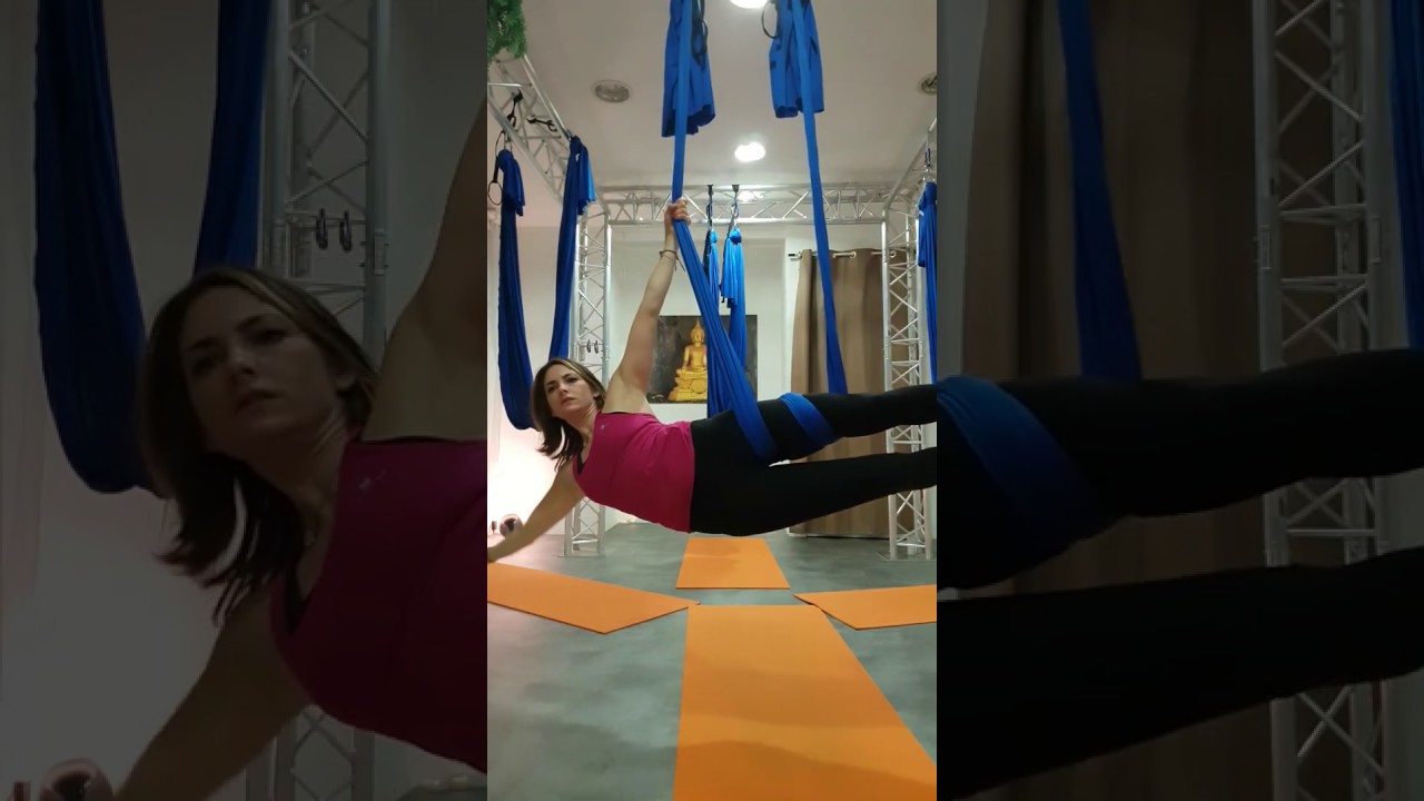 Yoga aérien version acrobatique
