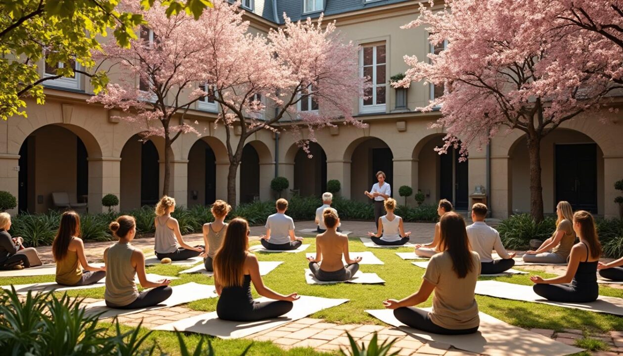 découvrez un stage unique au châtelet à cuinzier, alliant yoga et poésie pour célébrer le printemps dans une atmosphère apaisante et inspirante.