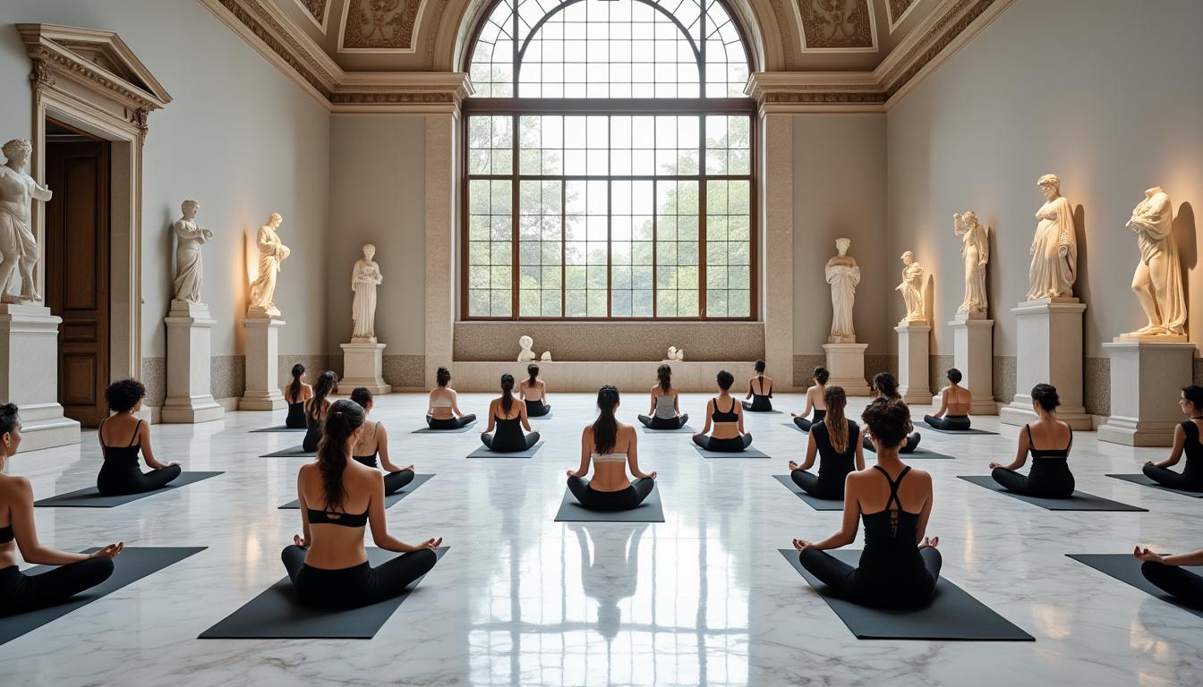 découvrez une expérience unique alliant yoga et art au cœur des musées parisiens pour un moment de bien-être et d'harmonie inoubliable.